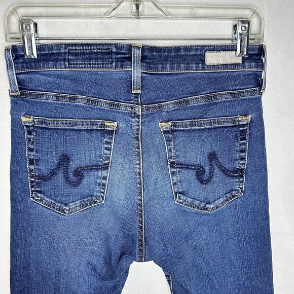 AG-ED Denim Jeans The Farrah Skinny High Rise Skinny Ankle Sz 28R (28x26) - Picture 7 of 8